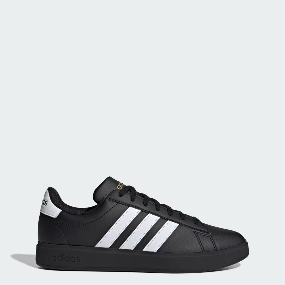 NWT Adidas Men's GRAND COURT 2.0 'Black White' Shoes JR0546